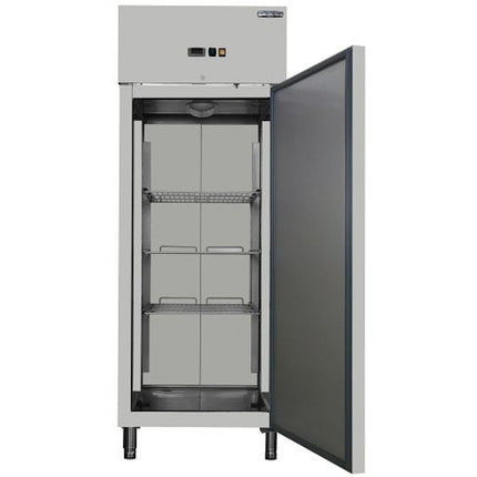 Commercial Refrigerator Stainless Steel Upright Cabinet 450 L 3 Shelves Single Door Static Cooling |  Thl400 Tn