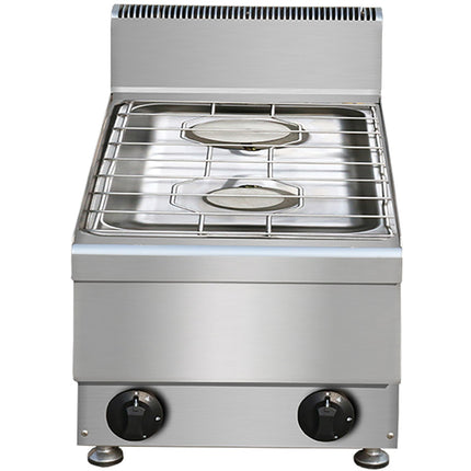 Commercial Countertop Gas Stove 2 Burners 8k W |  Thtr2