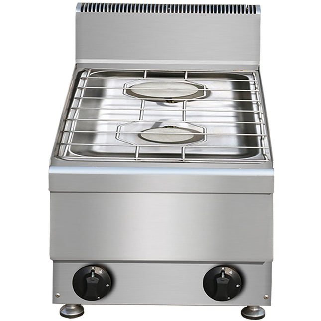 Commercial Countertop Gas Stove 2 Burners 8k W |  Thtr2