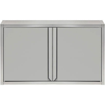 Wall Cabinet 2 Hinged Doors Stainless Steel Width 800mm Depth 400mm |  Thwsr84