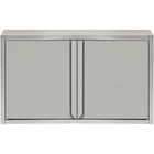 Wall Cabinet 2 Hinged Doors Stainless Steel Width 800mm Depth 400mm |  Thwsr84