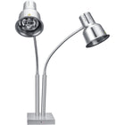 Commercial Tabletop Food Warmer 2 Heating Lamp 250 W Stainless Steel | Tw02