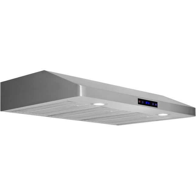 Commercial Extraction Canopy With Filter, Range Hood, Fan, Lights &Amp; 3 Speeds 900mm Undermount |  Uc2002036 D