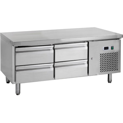 Low Refrigerated Counter 2 Drawers 2 Doors Depth 700mm |  Ugn3110 Tn