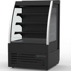 Multi Deck Refrigerator 210 Litres With Night Curtain Black 990x620x1450mm | Vc14 F103 I