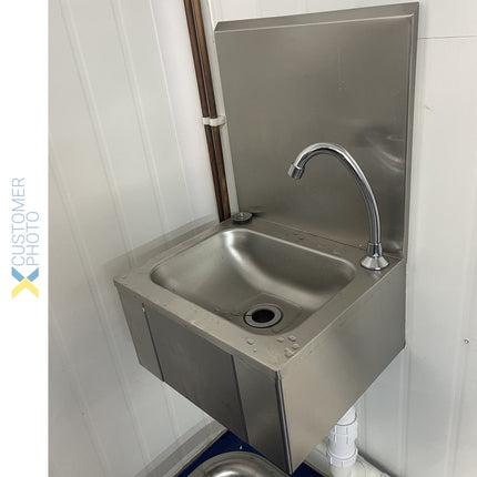 Commercial Hand Wash Sink Knee Control Stainless Steel |  Vhwr43
