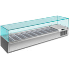 Refrigerated Servery Prep Top 2000mm 9x Gn1/3 Depth 380mm |  Vrx2000/380