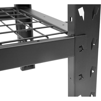 Professional Heavy Duty Steel Workbench With Rubberwood Worktop 800kg Width 1520mm With Undershelf |  Wb6024