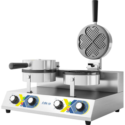 Commercial Waffle Maker Double Round |  Wf2207 D