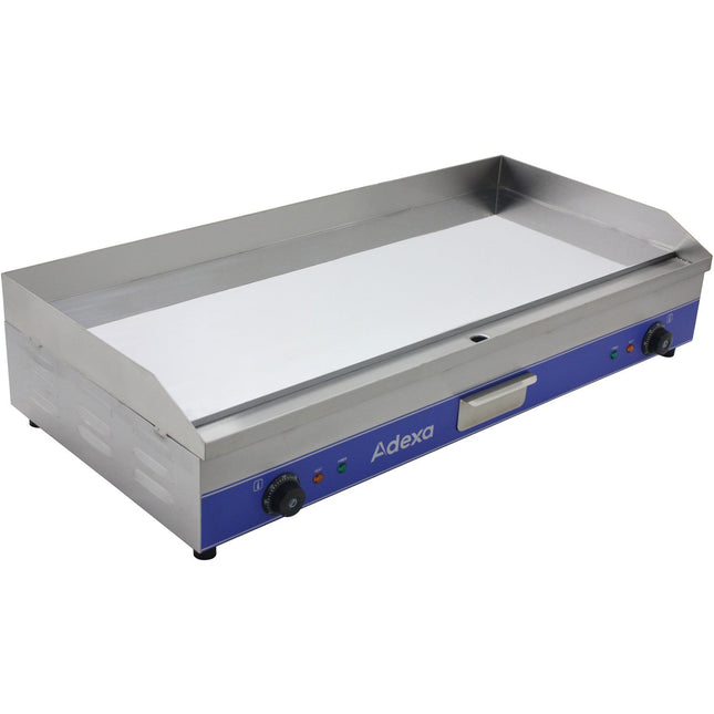 Commercial Electric Griddle Mirror Plate 2 Zone 6k W Table Top |  Wg1000 Sd