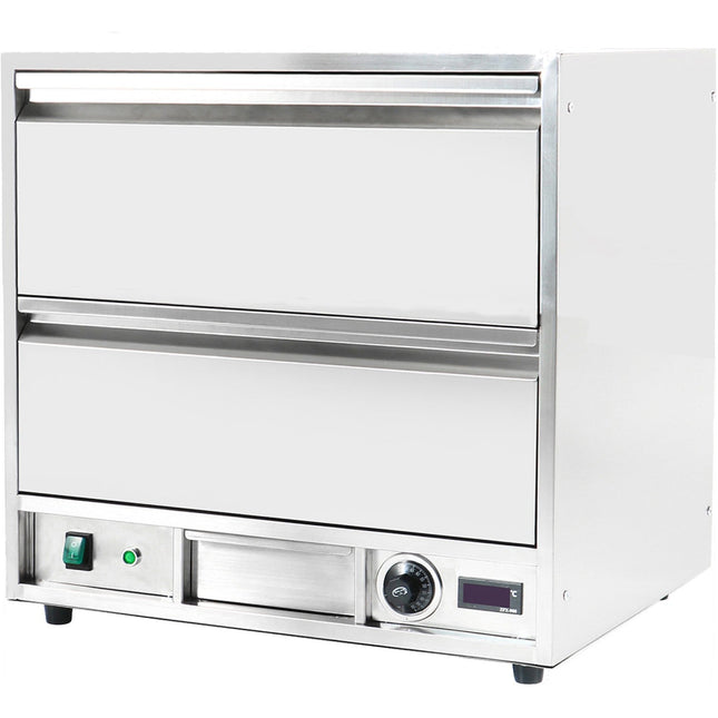 Commercial Food Warmer 2 Drawers Gn1/1 |  Whbwd02