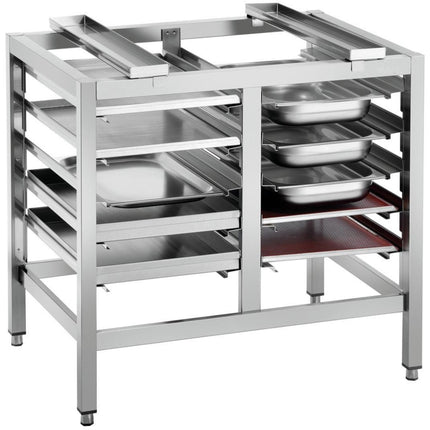 Commercial Oven Stand With 5 Tier Double Row Gn Tray Rack 950x700x745mm |  Whdr5 T
