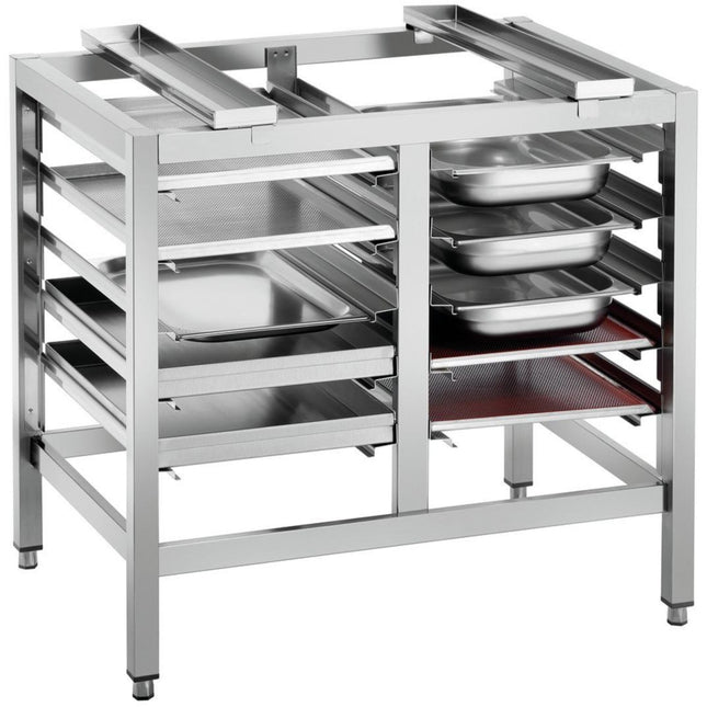 Commercial Oven Stand With 5 Tier Double Row Gn Tray Rack 950x700x745mm |  Whdr5 T