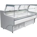 Serve Over Deli Counter White Front Straight Glass Front Width 2580mm |  White2609 Sg