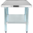 Stainless Steel Commercial Equipment Stand With Galvanised Undershelf &Amp; Marine Edges 1000x700x600mm |  Whmt70100