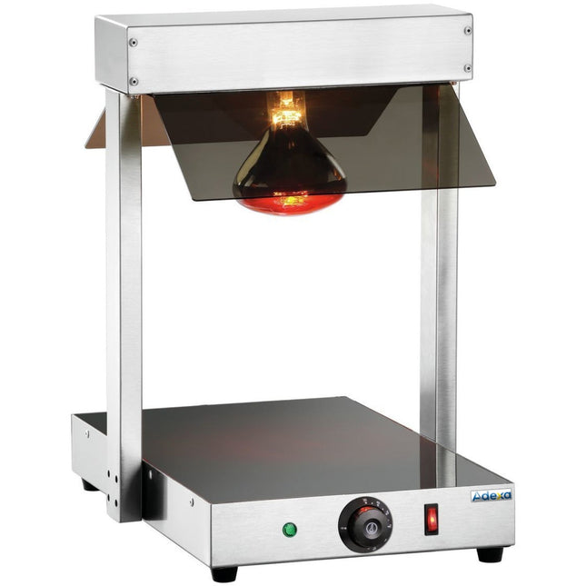 Buffet Food Warmer With Gantry Stainless Steel 1 Infrared Lamp Sneeze Guards 1x Gn1/1 |  Wm1 F