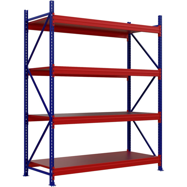 Wide Span Warehouse Racking Starter Unit 2400x1000x3000mm 4 Shelves |  Wr03240100300 Start