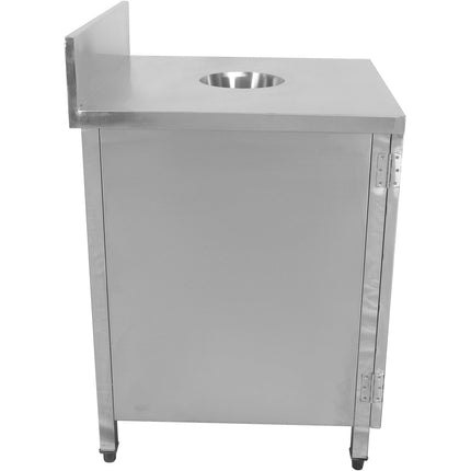 Commercial Waste Bin Cabinet Stainless Steel |  Wrsa7070 H