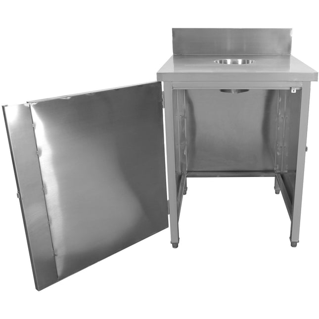 Commercial Waste Bin Cabinet Stainless Steel |  Wrsa7070 H