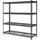 Professional Heavy Duty Wire Shelving Unit 2000x600x1830mm 4 Shelves Black |  Fuji402