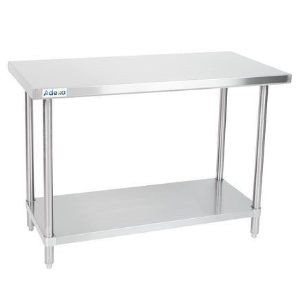 Commercial Work Table Stainless Steel Bottom Shelf 1200x750x900mm |  Wtg750 X1200