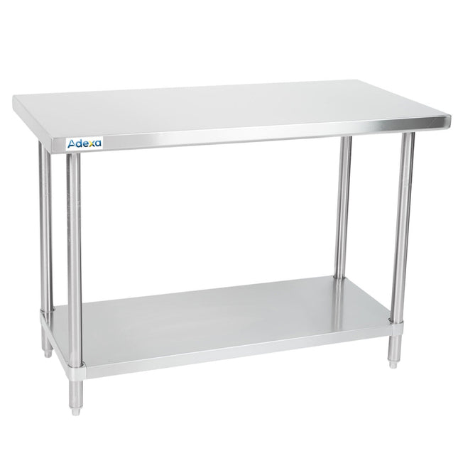 Commercial Work Table Stainless Steel Bottom Shelf 1200x750x900mm |  Wtg750 X1200