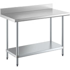 Commercial Stainless Steel Work Table Bottom Shelf Upstand 1500x700x900mm |  Wt70150 Gb