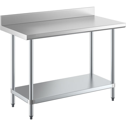 Commercial Stainless Steel Work Table Bottom Shelf Upstand 1500x600x900mm |  Wt60150 Gb