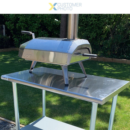 Commercial Work Table Stainless Steel Bottom Shelf 1200x600x900mm |  Wtg600 X1200