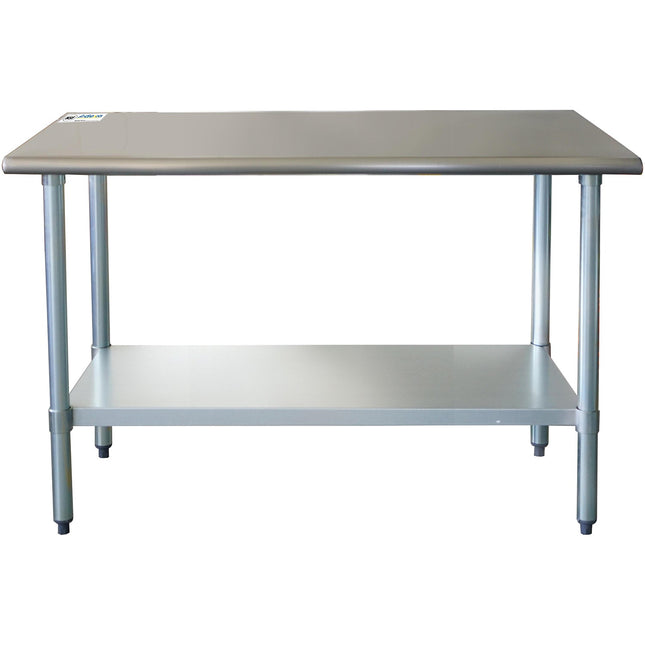Commercial Work Table Stainless Steel Bottom Shelf 1200x600x900mm |  Wtg600 X1200