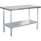 Commercial Work Table Stainless Steel Bottom Shelf 1200x600x900mm |  Wtg600 X1200
