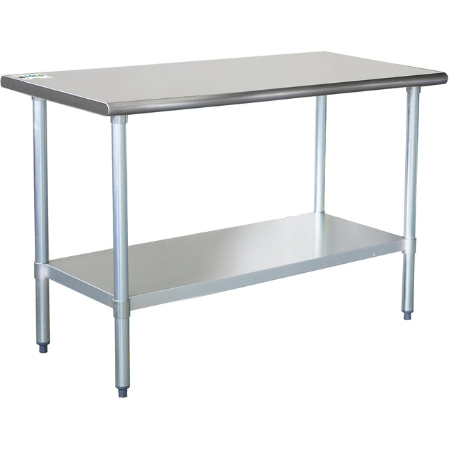 Commercial Work Table Stainless Steel Bottom Shelf 1200x600x900mm |  Wtg600 X1200