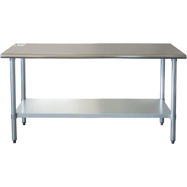 Commercial Work Table Stainless Steel Bottom Shelf 1500x600x900mm |  Wtg600 X1500