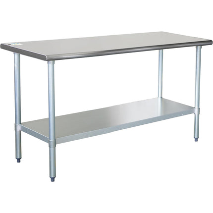 Commercial Work Table Stainless Steel Bottom Shelf 1500x600x900mm |  Wtg600 X1500