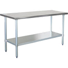 Commercial Work Table Stainless Steel Bottom Shelf 1500x600x900mm |  Wtg600 X1500
