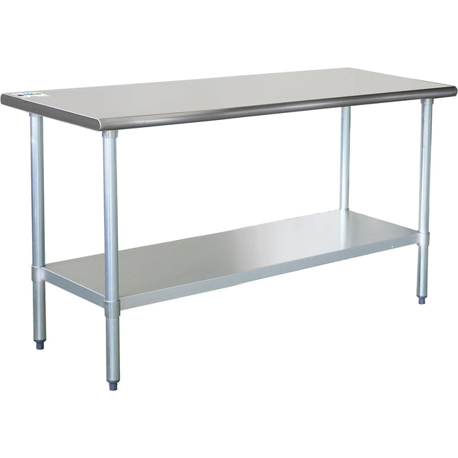 Commercial Work Table Stainless Steel Bottom Shelf 1500x600x900mm |  Wtg600 X1500