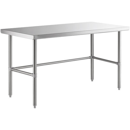 Commercial Stainless Steel Work Table No Bottom Shelf 1800x700x900mm |  Wt70180 Gnu