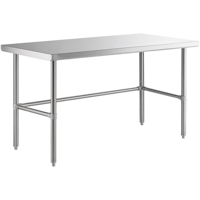 Commercial Stainless Steel Work Table No Bottom Shelf 1500x700x900mm |  Wt70150 Gnu
