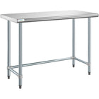 Commercial Work Table Stainless Steel No Bottom Shelf 1520x760x900mm |  Wtgob3060418