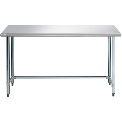 Commercial Work Table Stainless Steel No Bottom Shelf 1830x610x900mm |  Wtgob2472418
