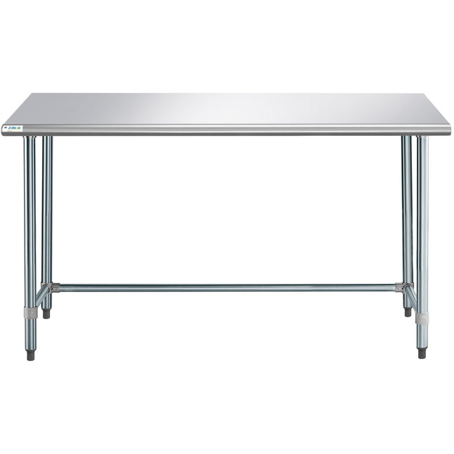 Commercial Work Table Stainless Steel No Bottom Shelf 1830x610x900mm |  Wtgob2472418