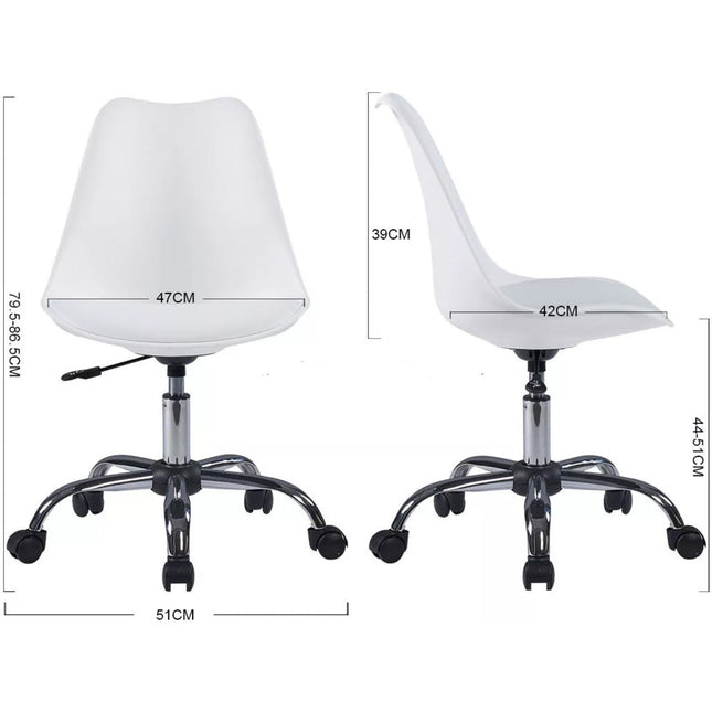 Home Office Chair Black |  Ww003 Wheel