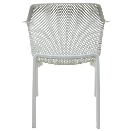 4pcs Bistro Dining Chair Plastic White |  Ww083 W