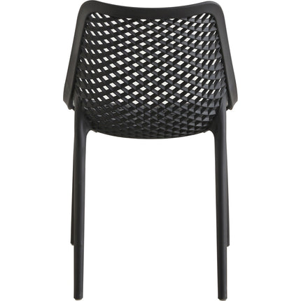 Bistro Dining Chair Plastic Black Indoors &Amp; Outdoors |  Ww036 Black