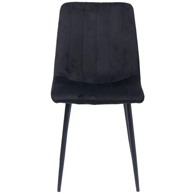 Velvet Dining Chair Black |  Ww101