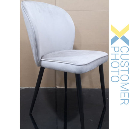 Velvet Dining Chair Beige |  Ww166 Beigevelvet