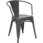 Bistro Dining Chair Steel Dark Grey Indoors |  Ww167 Dg