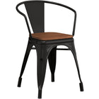 Bistro Dining Chair Steel Black Indoors |  Ww170 B
