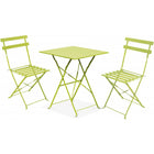 Folding Bistro Set Table &Amp; 2 Chairs Green |  Ww178 Green