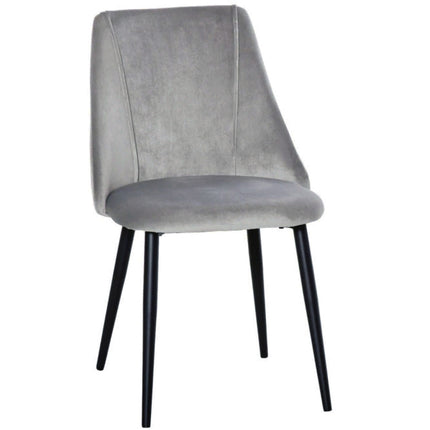 Velvet Dining Chair Dark Grey |  Ww185 Darkgrey